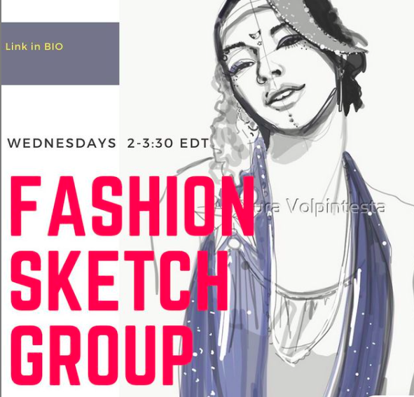 Fashion Sketch Group with Laura Volpintesta